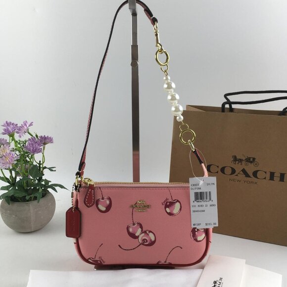 COACH Cherry Mahjong Bag